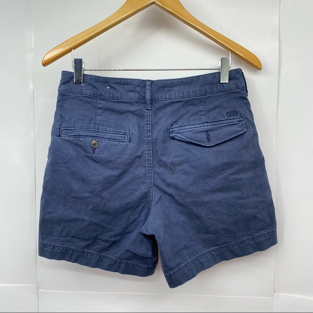 American Eagle Blue Navy Chino Classic Shorts 26 - Picture 4 of 8
